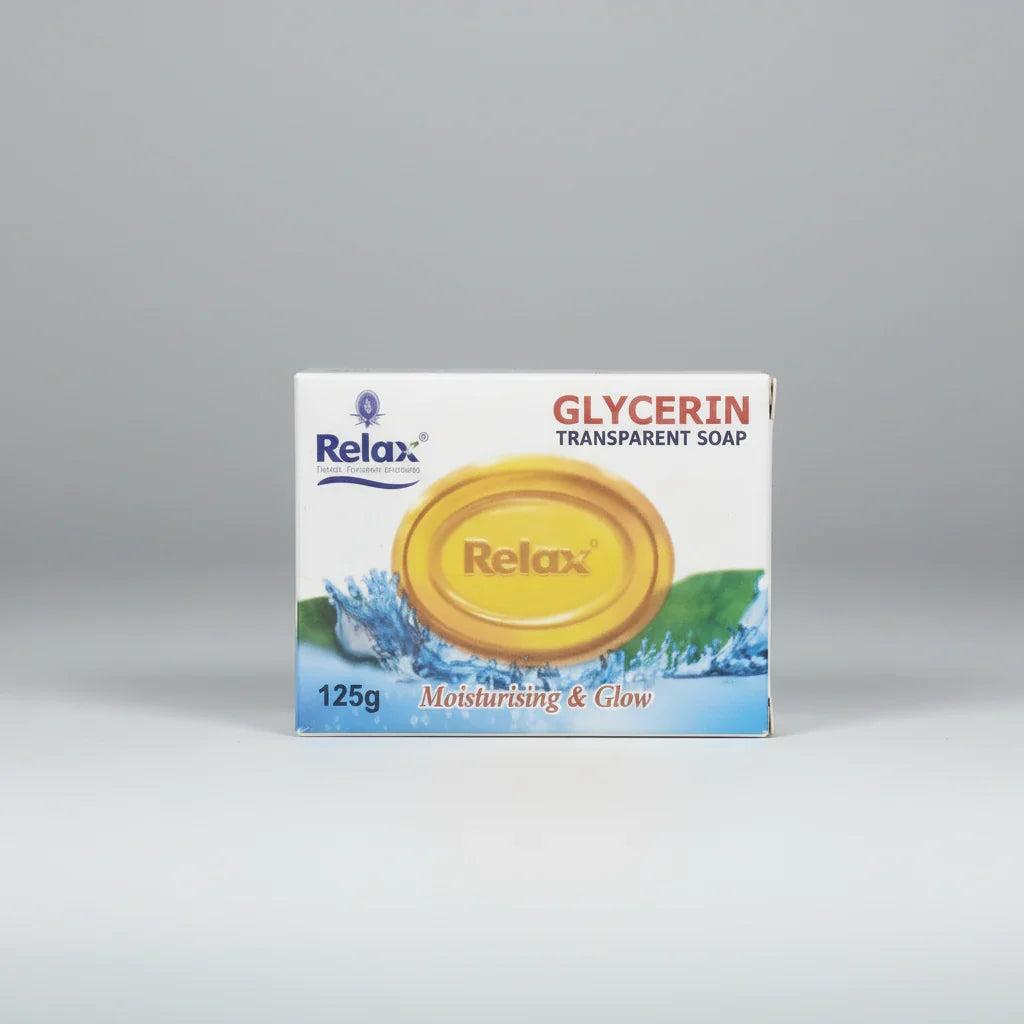 Relax Glycerin transparent soap moisturizing  & Glow - 125g - Buy Online in Pakistan at Cosmia.pk