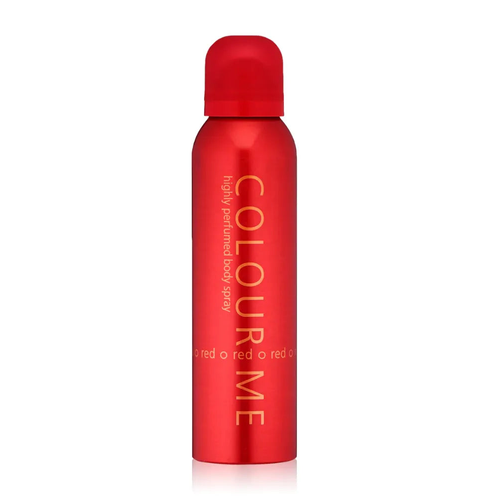 Colour Me Deodorant Spray Red - 150ml - Buy Online in Pakistan at Cosmia.pk