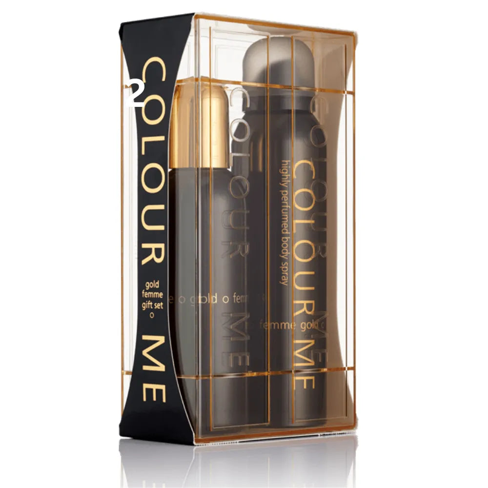 Milton Lloyd Colour Me Femme Gold Set For Women, Eau De Parfum, 100ml - Buy Online in Pakistan at Cosmia.pk
