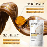 Bioaqua Rice Raw Pulp Hair Mask - 400g - image 1