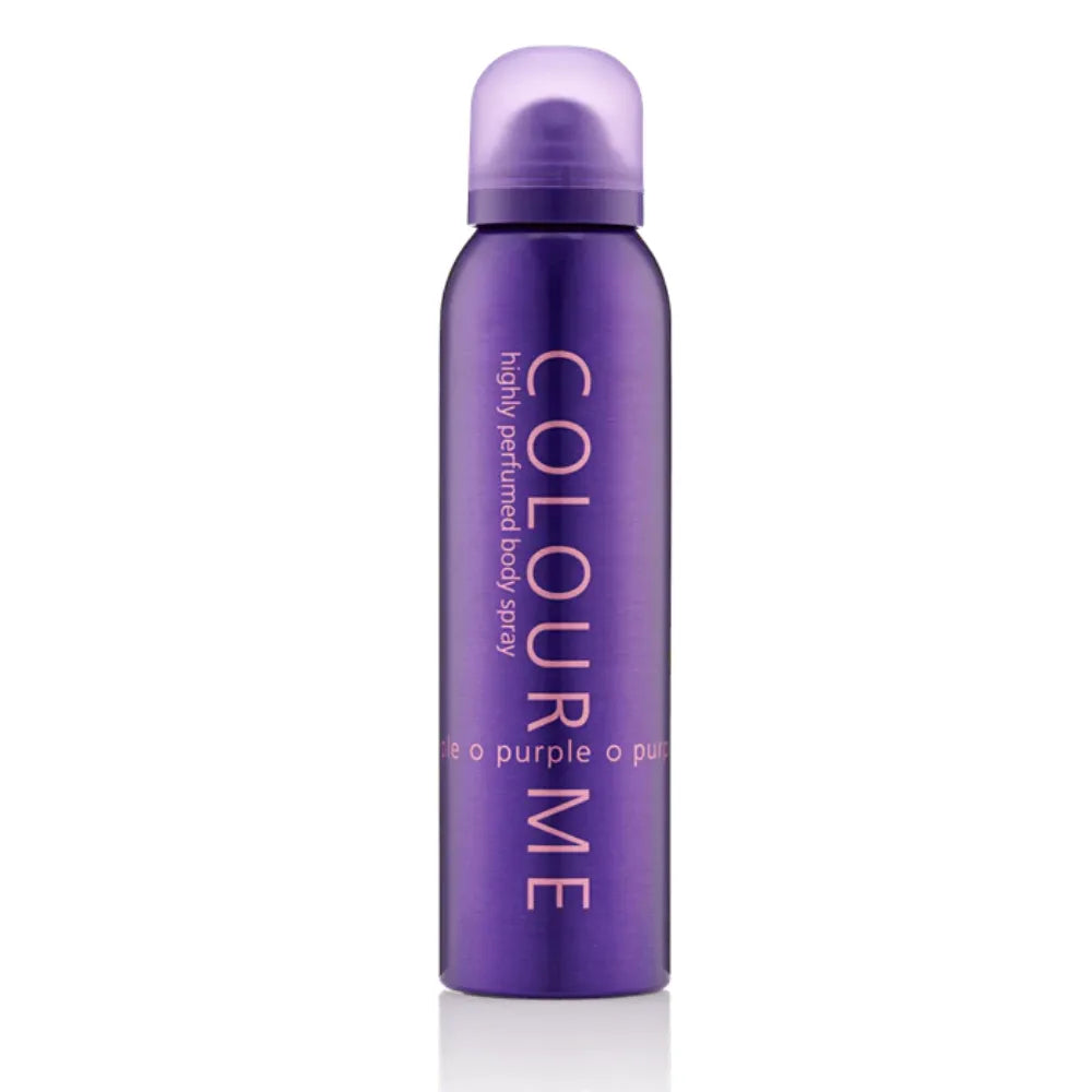 Colour Me Deodorant Spray Purple - 150ml - Buy Online in Pakistan at Cosmia.pk