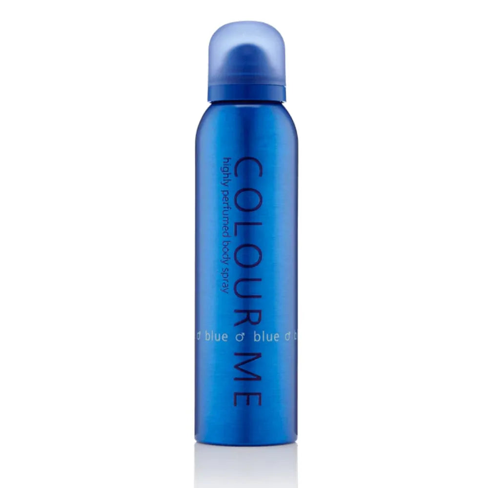 Colour Me Deodorant Spray Blue - 150ml - Buy Online in Pakistan at Cosmia.pk