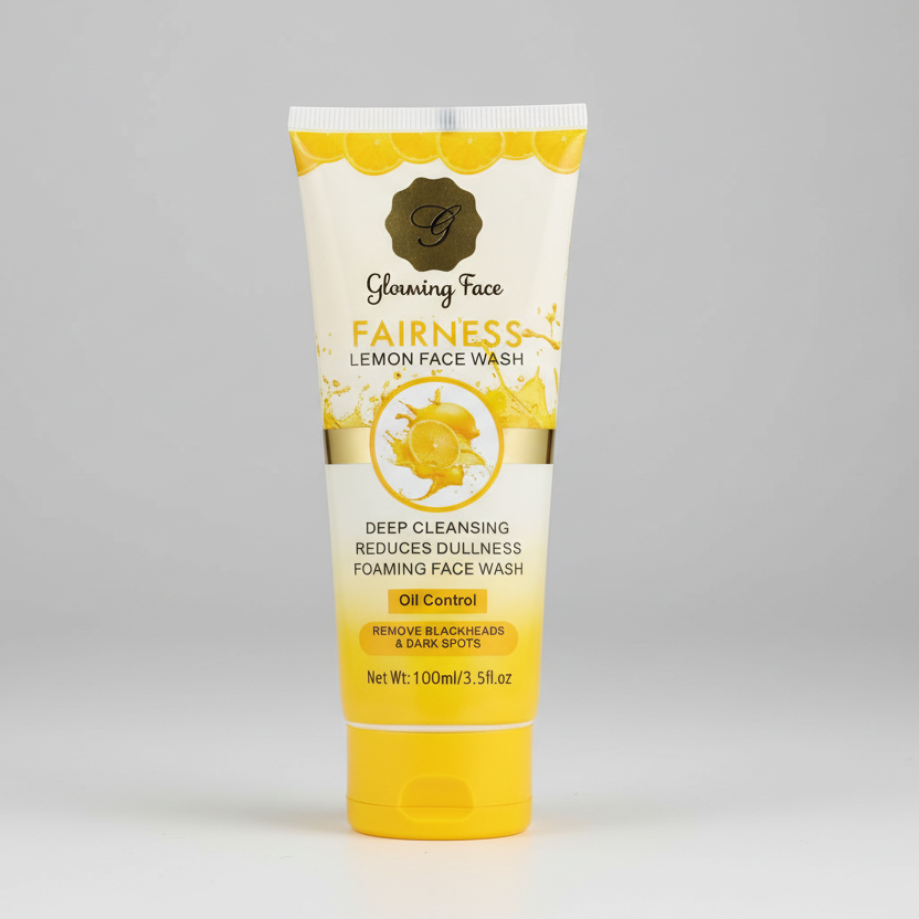 Glowing face Fairness Lemon foaming face wash - 100ml - Buy Online in Pakistan at Cosmia.pk