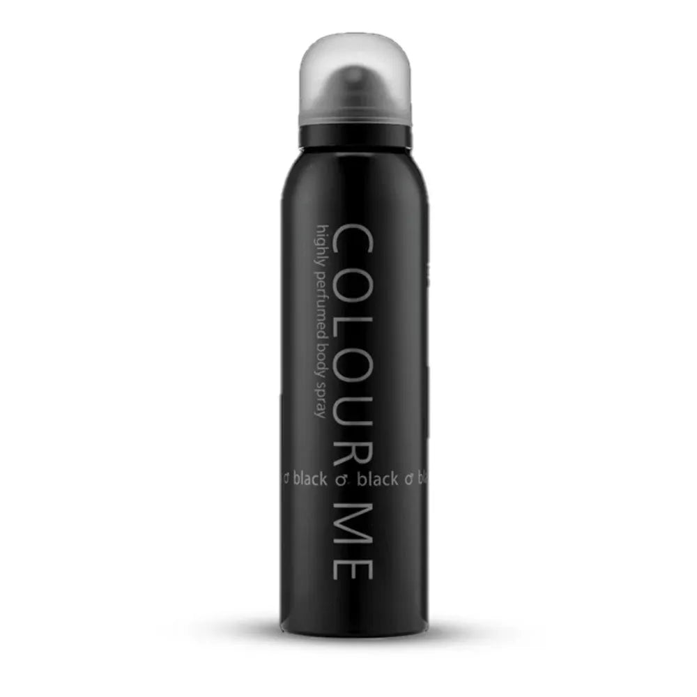 Colour Me Deodorant Spray Black - 150ml - Buy Online in Pakistan at Cosmia.pk