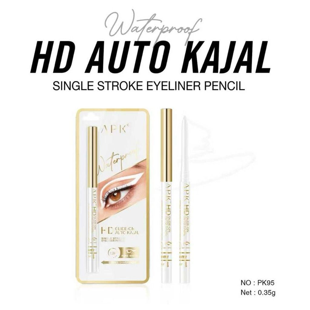 APK Waterproof HD Glide-On Auto Kajal Pure White - Buy Online in Pakistan at Cosmia.pk - Image 1