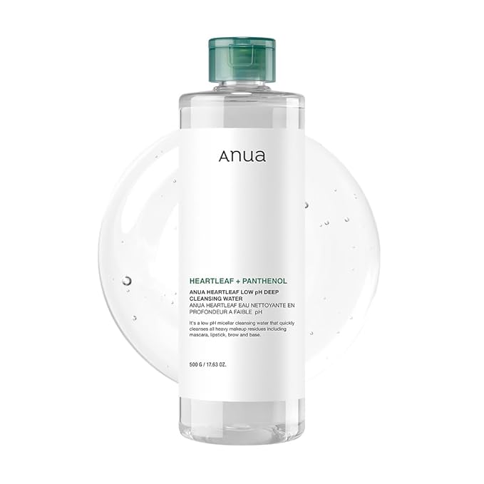 Anua Heartleaf Panthenol Low pH Cleansing Water 500g - Buy Online in Pakistan at Cosmia.pk