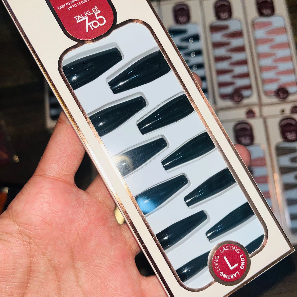 7To5 Talklee Stylish Artifical Nails With Free Stickers - Buy Online in Pakistan at Cosmia.pk