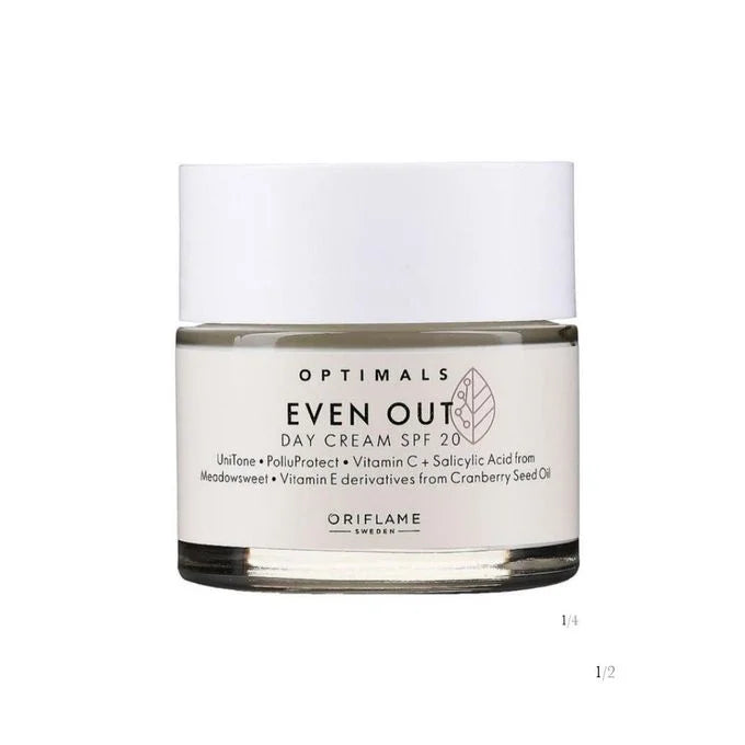 Oriflame Even Out Day Cream SPF 20 – Brightening & Protective Daily Moisturiser - 50ml - Buy Online in Pakistan at Cosmia.pk