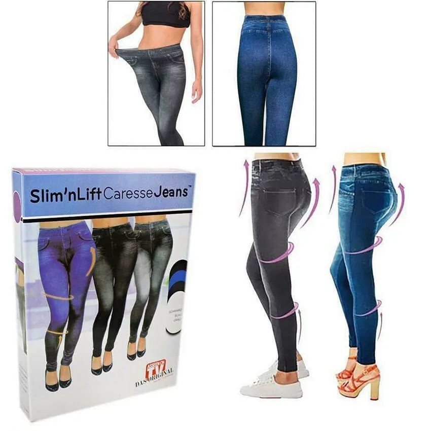 Slim N Lift Caresse Jeans Skinny Slimming Body Shaper Trousers Pack - Buy Online in Pakistan at Cosmia.pk