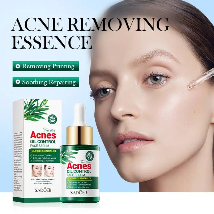 Sadoer Tea Tree Oil Control Anti-Acne Serum Essence 30ml - Buy Online in Pakistan at Cosmia.pk