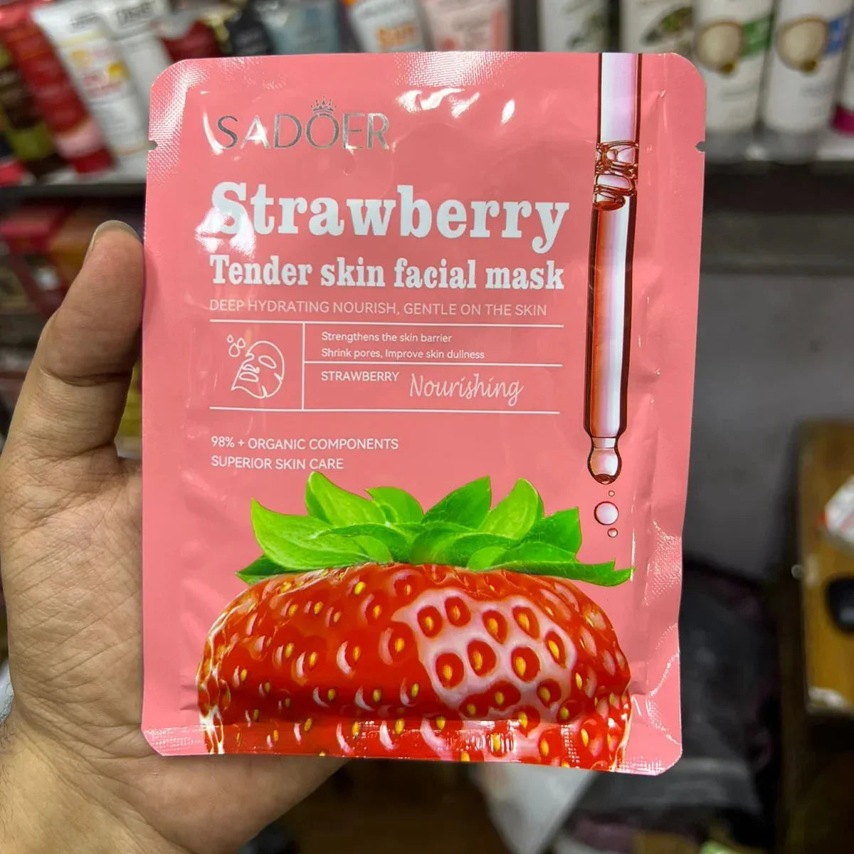Sadoer Facial Mask - 25 Pcs - Buy Online in Pakistan at Cosmia.pk