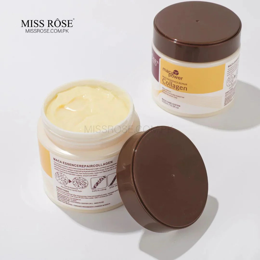 Miss Rose  Collagen Hair Mask - 500ml - Buy Online in Pakistan at Cosmia.pk