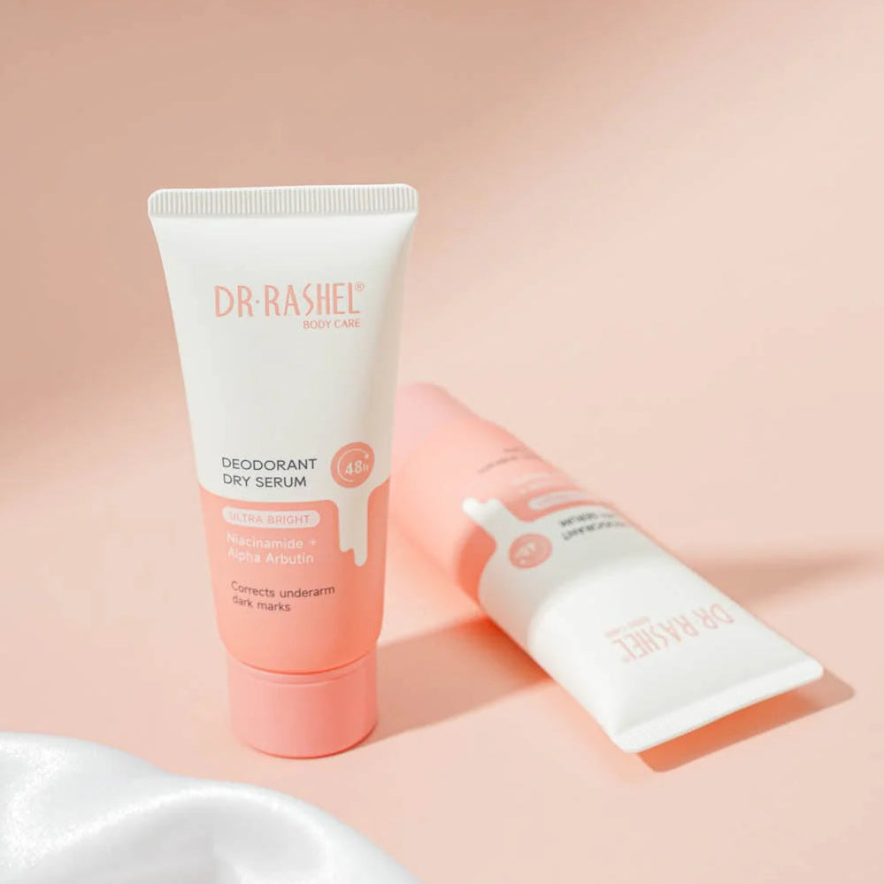Dr Rashel Deodorant Dry Serum Ultra Bright tube close-up front
