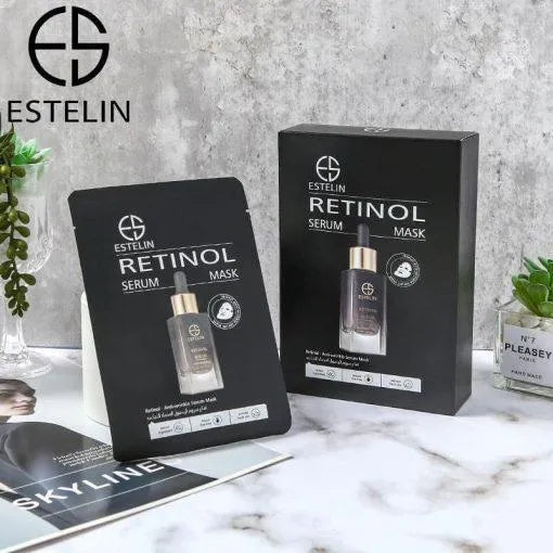 ESTELIN Retinol Anti-Wrinkle Serum Mask Sheets - Buy Online in Pakistan at Cosmia.pk