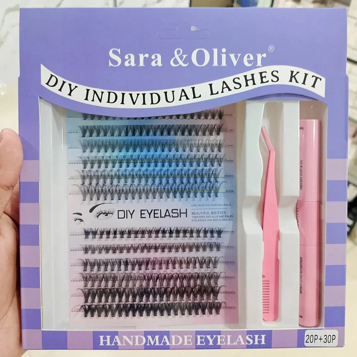 Sara & Oliver DIY EYELASHES EXTENSION KIT - Buy Online in Pakistan at Cosmia.pk