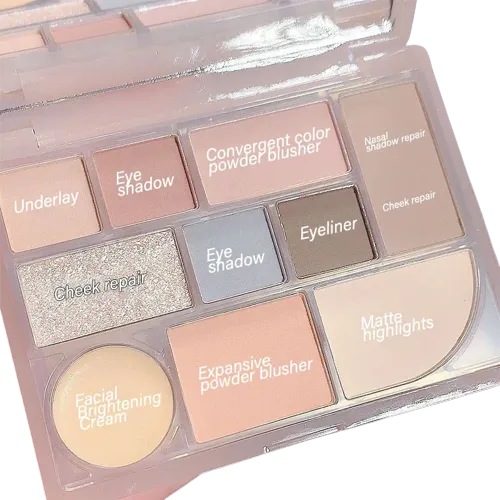 Miss Lara 10 Color Contouring Eyeshadow Face Highlighter - Buy Online in Pakistan at Cosmia.pk