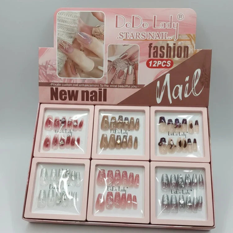 DoDo Lady Stars Nail Fashion Glitter & Rhinestone Set - Buy Online in Pakistan at Cosmia.pk