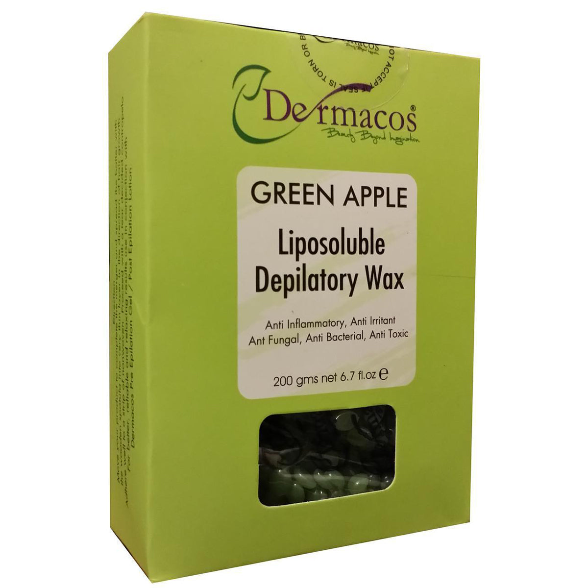 Dermacos Liposoluble Depilatory Wax (Apple) - Buy Online in Pakistan at Cosmia.pk