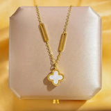 Stainless Steel Clover Double Side Chain Locket – Each - Buy Online in Pakistan at Cosmia.pk