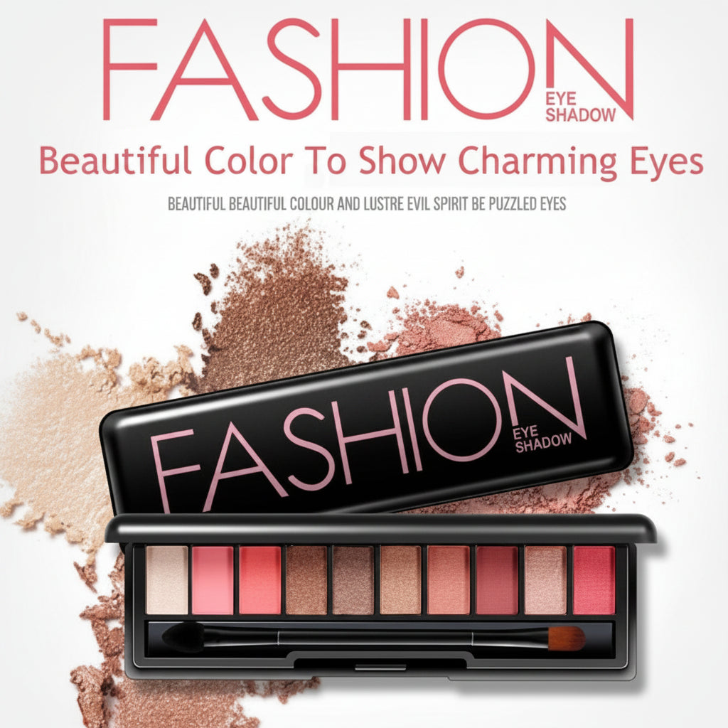 Fashion 10 Color Eye Shadow - Buy Online in Pakistan at Cosmia.pk