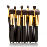 Yuwaku Makeup High Quality Brush - Pack Of 10 - Buy Online in Pakistan at Cosmia.pk
