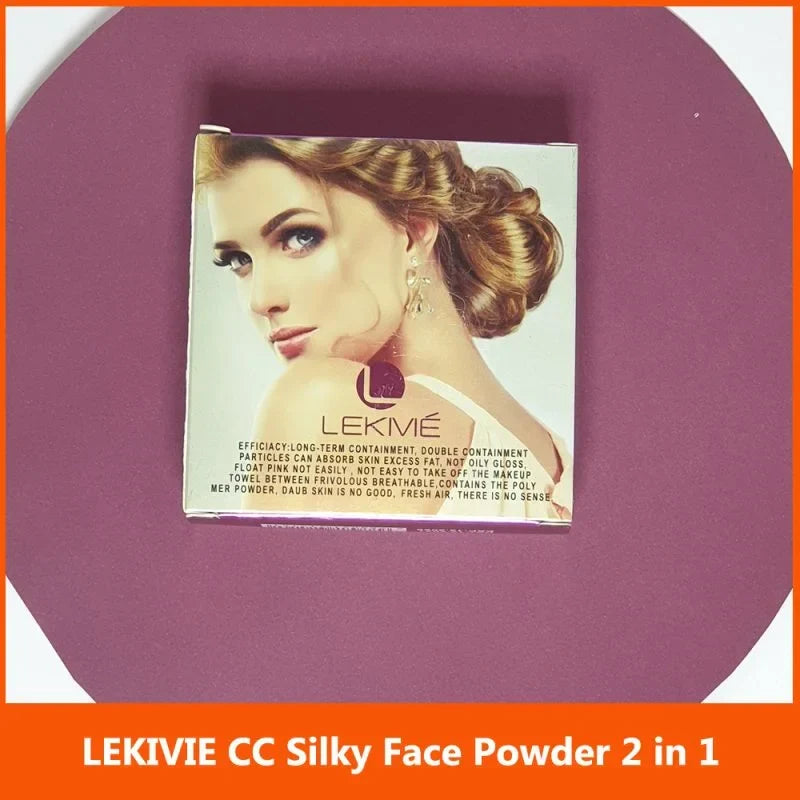 Lekivie CC Silky White Face Powder 2 in 1 - Buy Online in Pakistan at Cosmia.pk