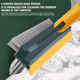 2-in-1 Rotatable Floor Scrub Brush & Rubber Squeegee Wiper - Buy Online in Pakistan at Cosmia.pk