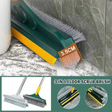 2-in-1 Rotatable Floor Scrub Brush & Rubber Squeegee Wiper - Buy Online in Pakistan at Cosmia.pk