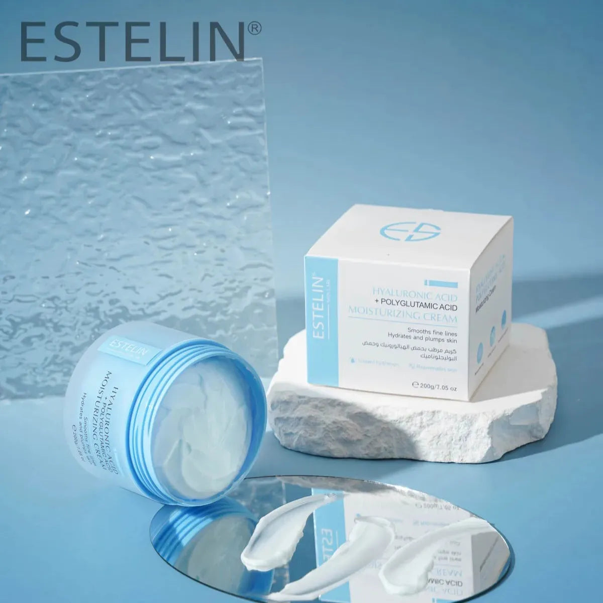 ESTELIN Hyaluronic Acid Moisturizing Cream - 200g - Buy Online in Pakistan at Cosmia.pk