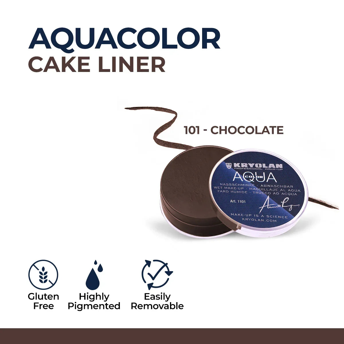Kryolan - Aquacolor Cake Liner - Buy Online in Pakistan at Cosmia.pk