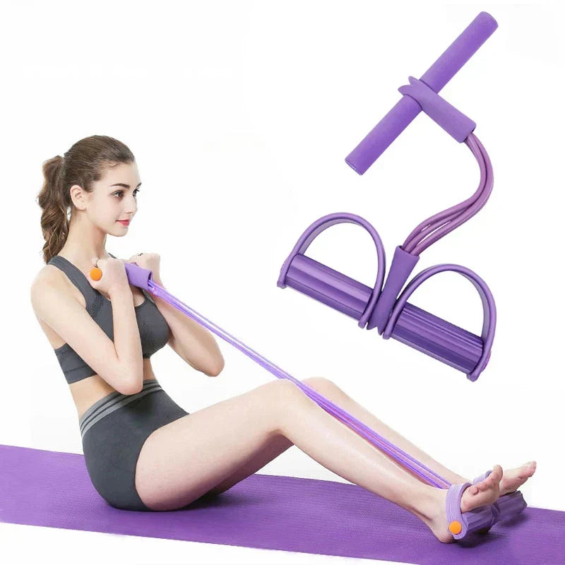 Rubber Pull Tummy Trimmer Waist Trimmer Abs Exerciser - Buy Online in Pakistan at Cosmia.pk