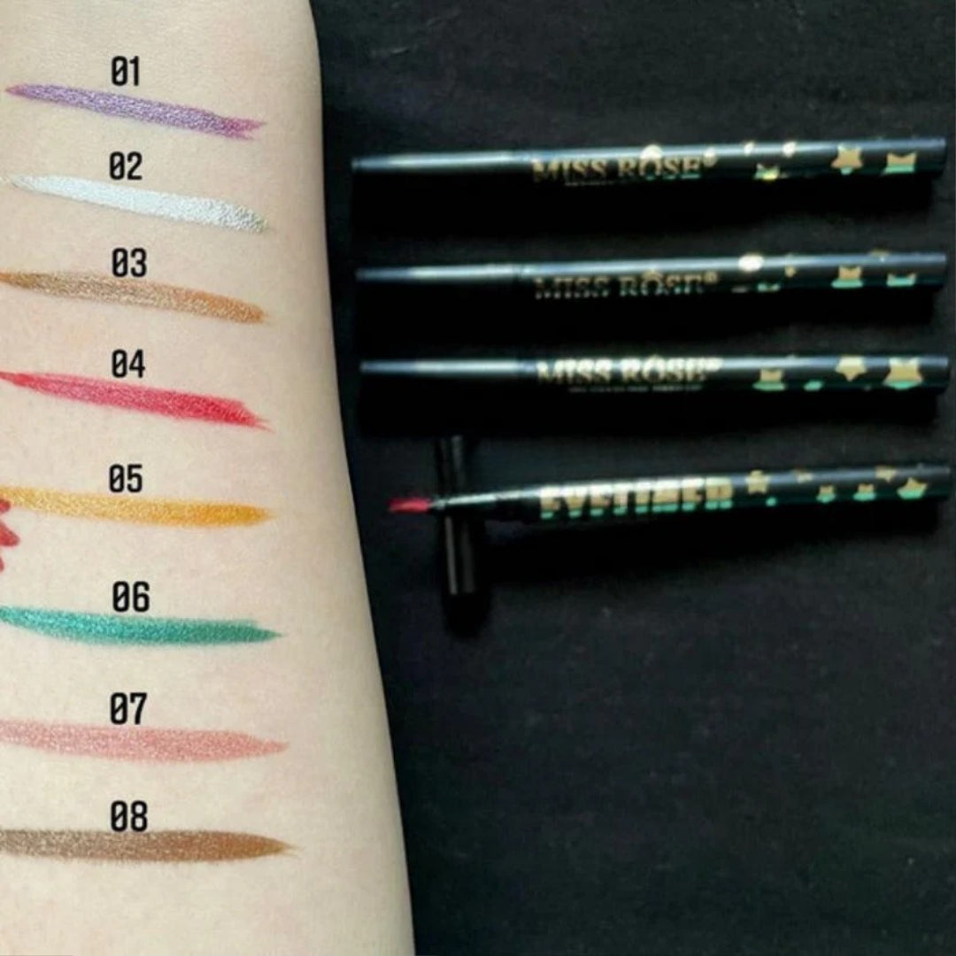 Miss Rose Eye Glitter Pencil - Buy Online in Pakistan at Cosmia.pk