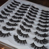 20 pairs 100% super HANDMADE Heavy Lashes For Bridals - Buy Online in Pakistan at Cosmia.pk