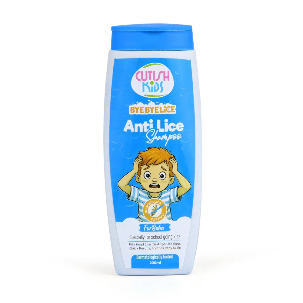 Cutish Anti Lice Shampoo For Kids - 200ml - Buy Online in Pakistan at Cosmia.pk
