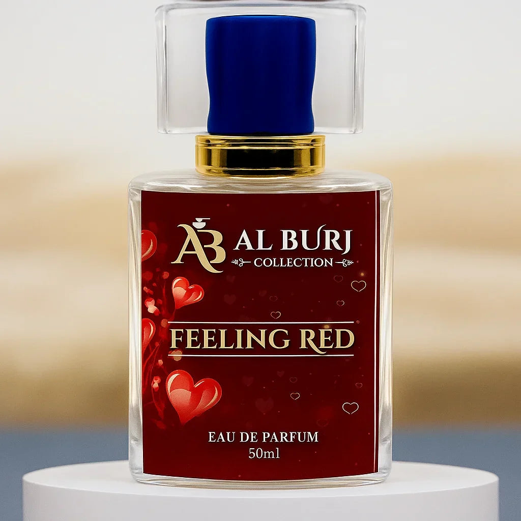 Al Burj Collection FEELING RED Eau De Parfum - 50ml - Buy Online in Pakistan at Cosmia.pk