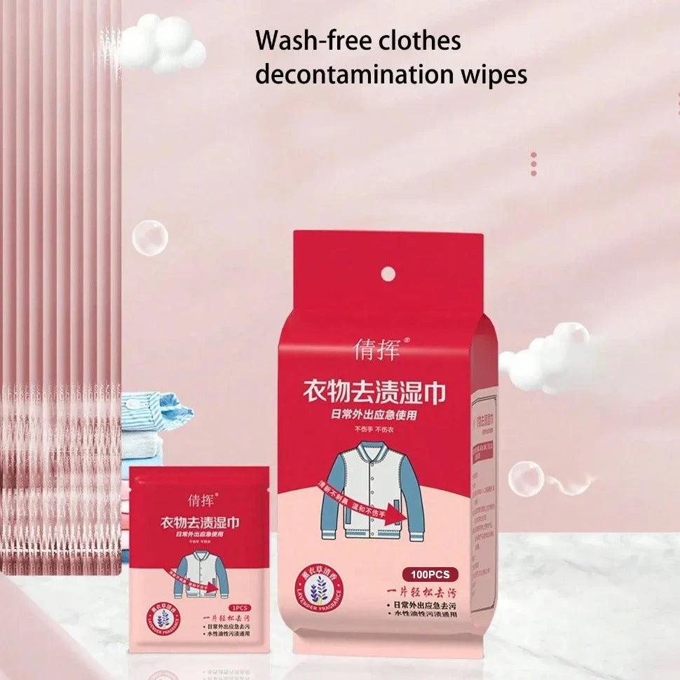 Portable Clothes Stain Remover Wet Wipes - Buy Online in Pakistan at Cosmia.pk