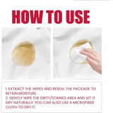 Portable Clothes Stain Remover Wet Wipes - Buy Online in Pakistan at Cosmia.pk