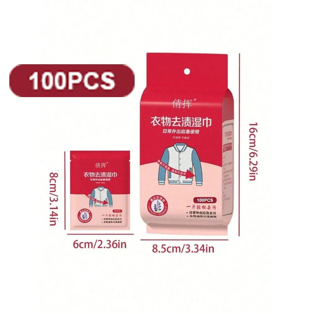 Portable Clothes Stain Remover Wet Wipes - Buy Online in Pakistan at Cosmia.pk