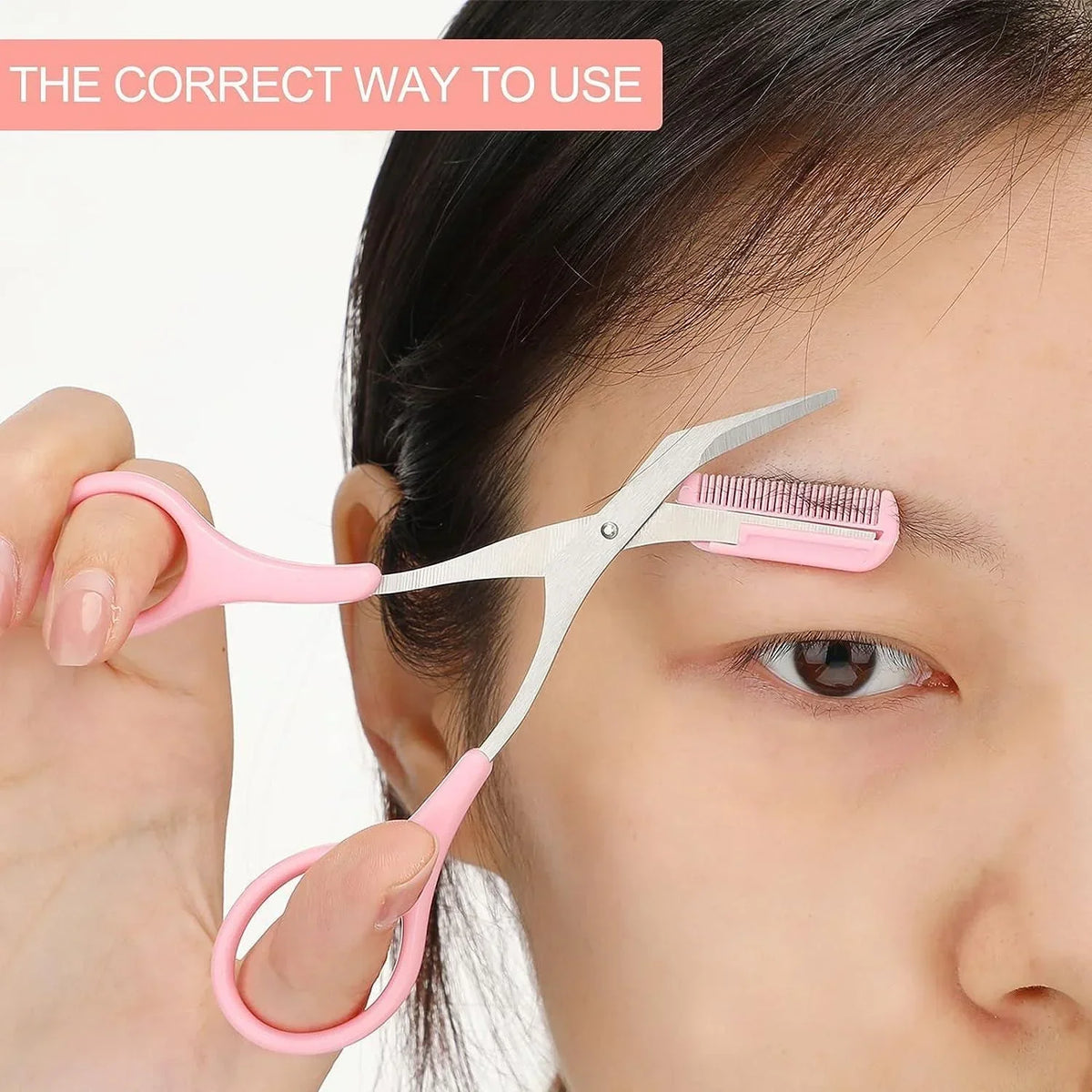Eyebrow Scissors with Comb - Each - Buy Online in Pakistan at Cosmia.pk