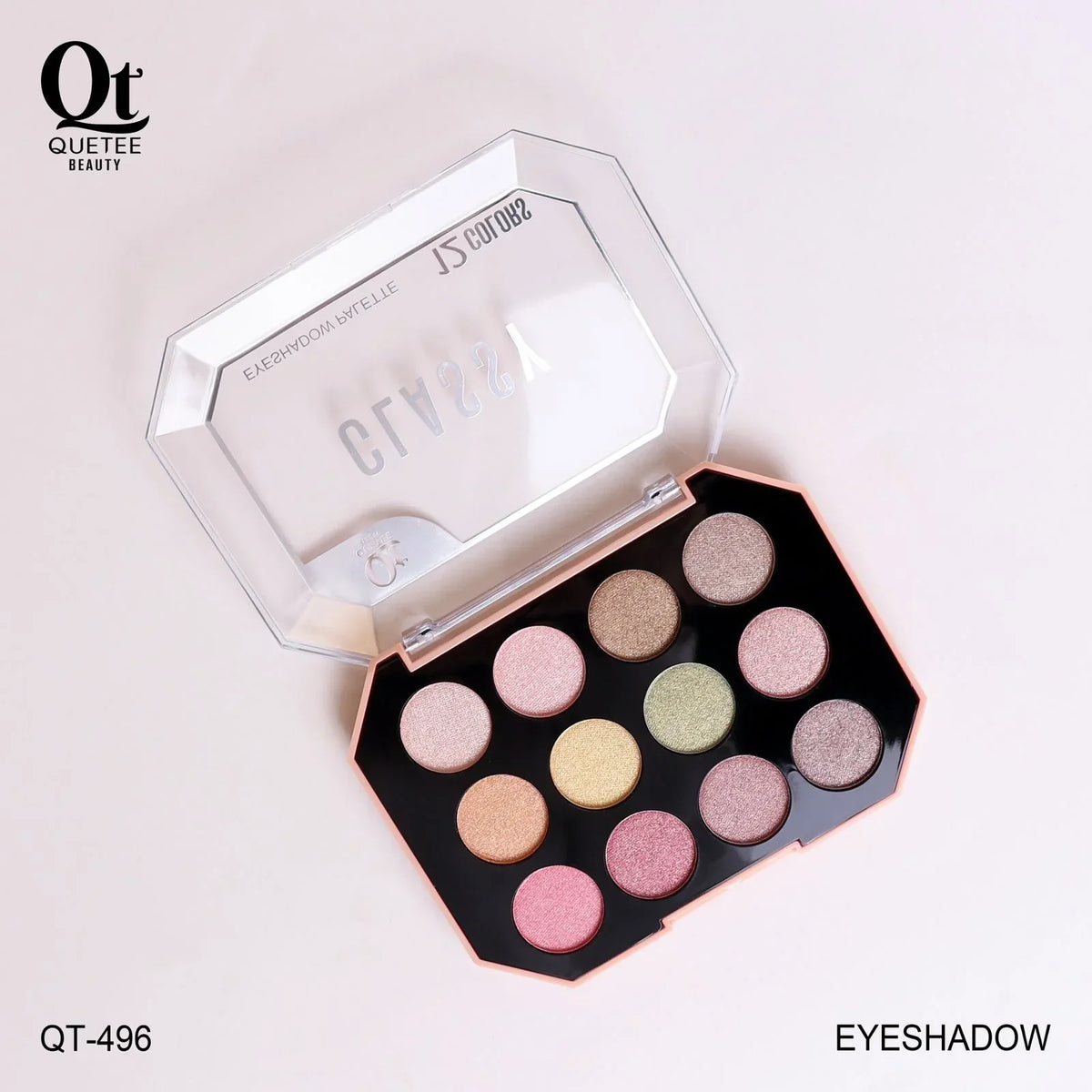 Quetee Beauty shimmer Eye Shadow Kit 12 Colors - Buy Online in Pakistan at Cosmia.pk