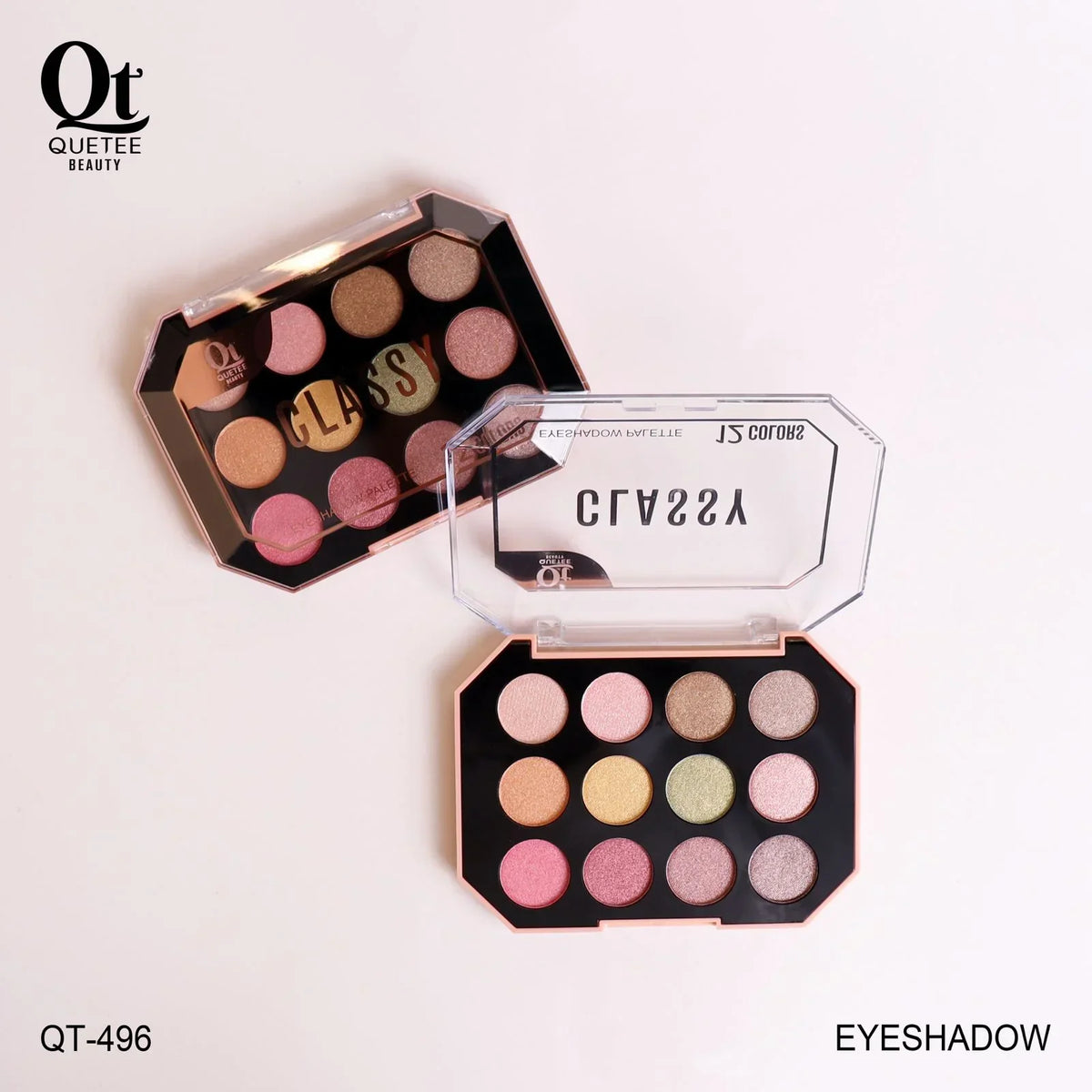 Quetee Beauty shimmer Eye Shadow Kit 12 Colors - Buy Online in Pakistan at Cosmia.pk