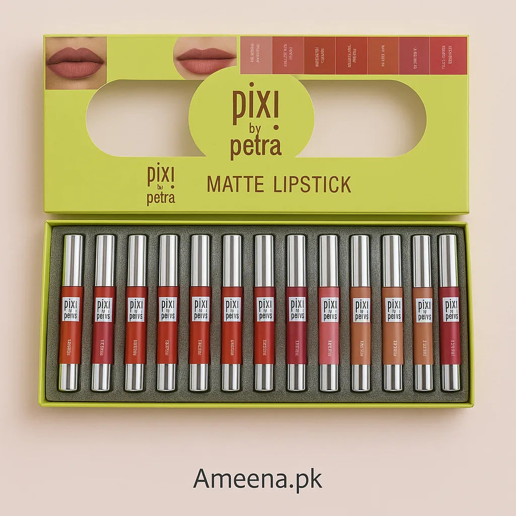 Pack of 12 Pixi Beauty Matt Lipsticks - Buy Online in Pakistan at Cosmia.pk