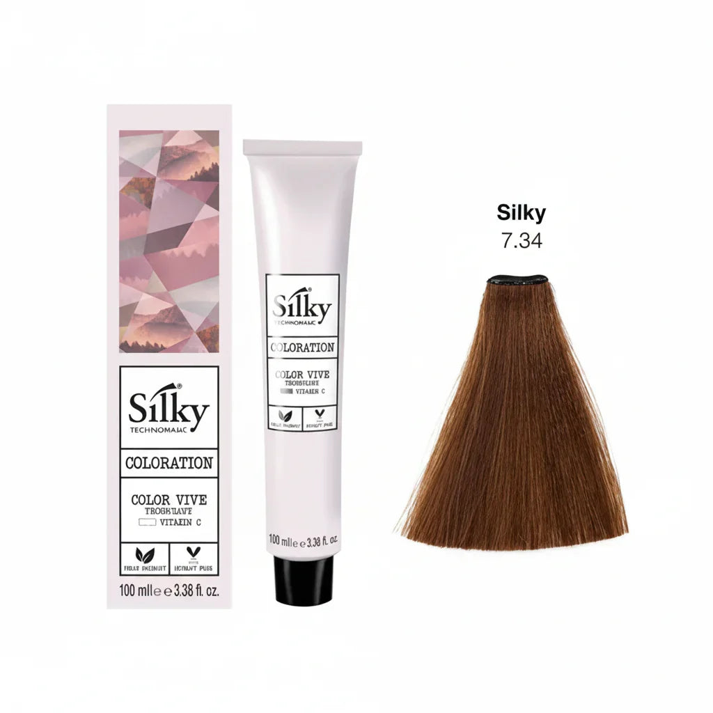 Silky 7.34 Hair Color – 100ml - Buy Online in Pakistan at Cosmia.pk