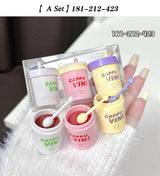 CAPPUVINI Stain-resistant Straw Cup Lip Gloss 3(Pcs) Set - Buy Online in Pakistan at Cosmia.pk