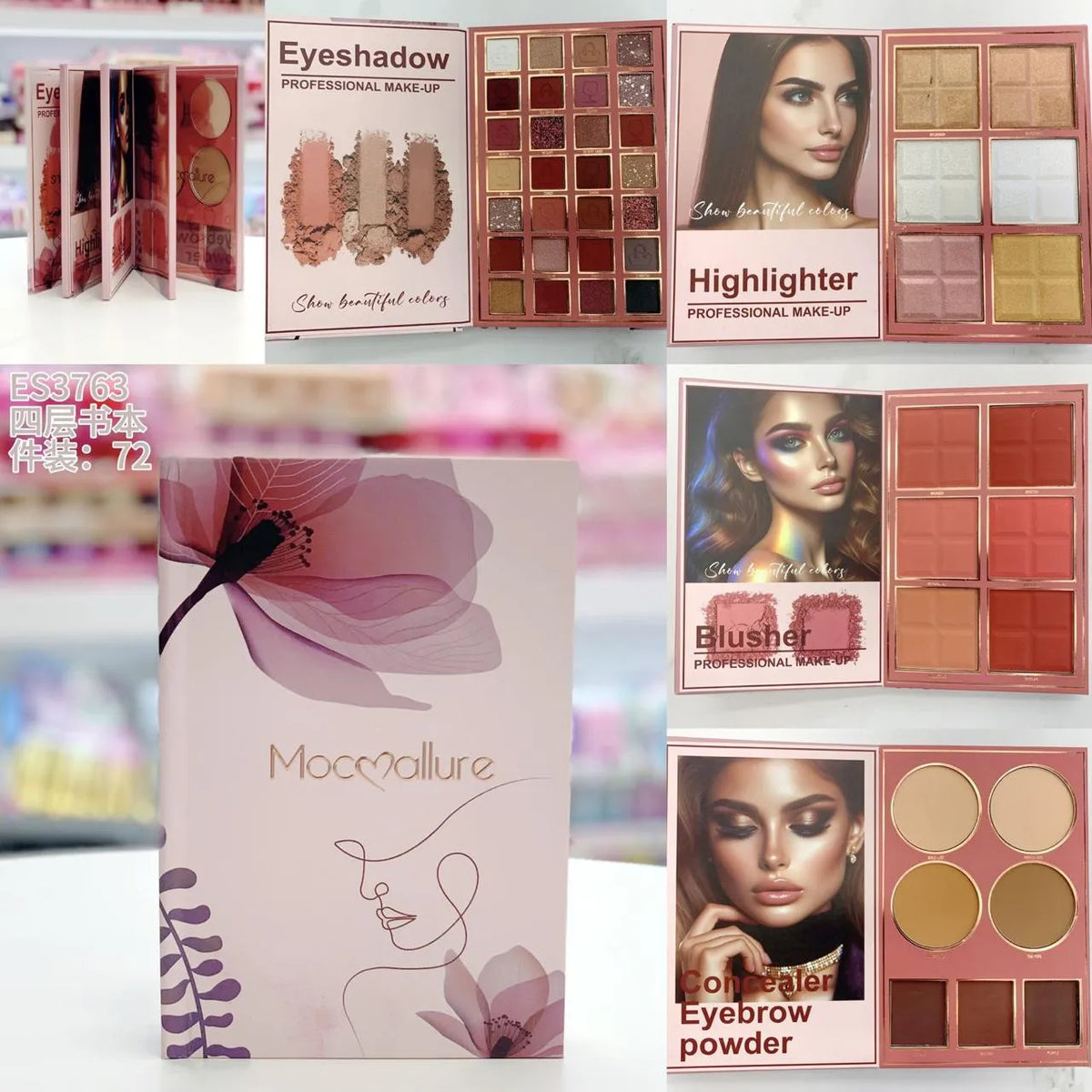 Mocallure 4 In 1 Makeup Book Palette - Buy Online in Pakistan at Cosmia.pk