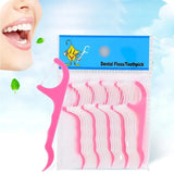 Disposable Floss Dental Cleaning Toothpick Stick - 25pcs - Buy Online in Pakistan at Cosmia.pk