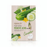Haokali Fruits Gelato Remove Acne Cucumber Sheet Mask - 10 PCS - Buy Online in Pakistan at Cosmia.pk