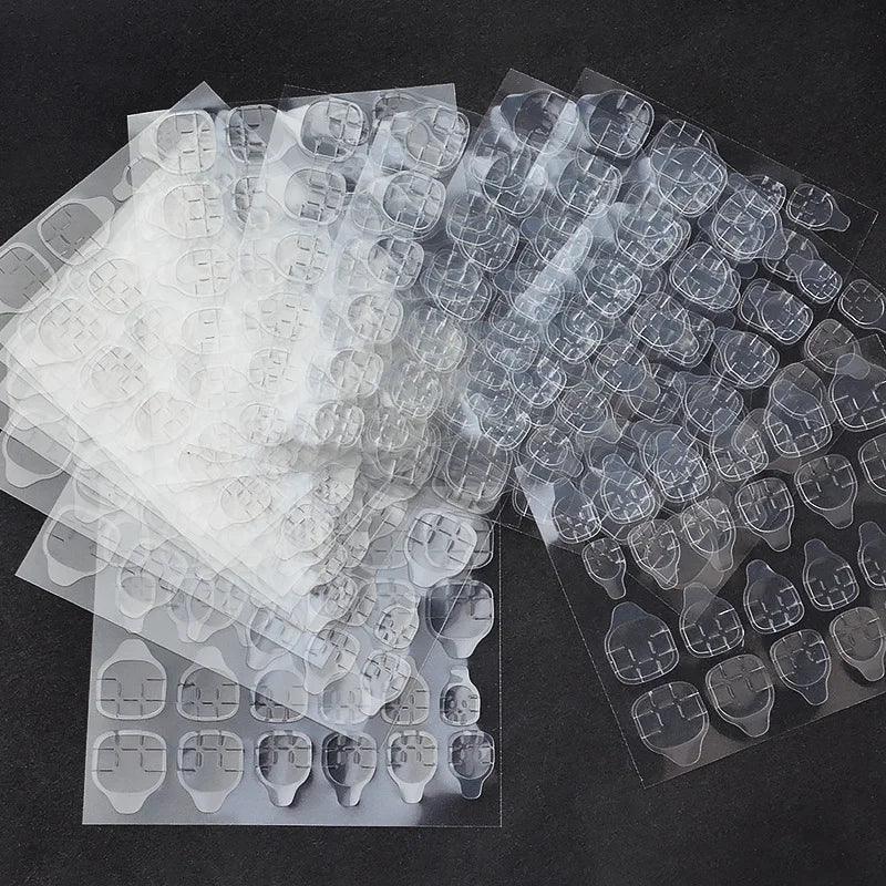 10 Sheets/240pcs Double Sided False Nail Art Adhesive Tape Glue - Buy Online in Pakistan at Cosmia.pk