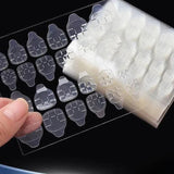 Double Sided False Nail Art Adhesive Tape Glue Sticker 24x10 Sheets 240pcs - Buy Online in Pakistan at Cosmia.pk