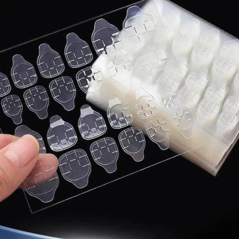 10 Sheets/240pcs Double Sided False Nail Art Adhesive Tape Glue - Buy Online in Pakistan at Cosmia.pk